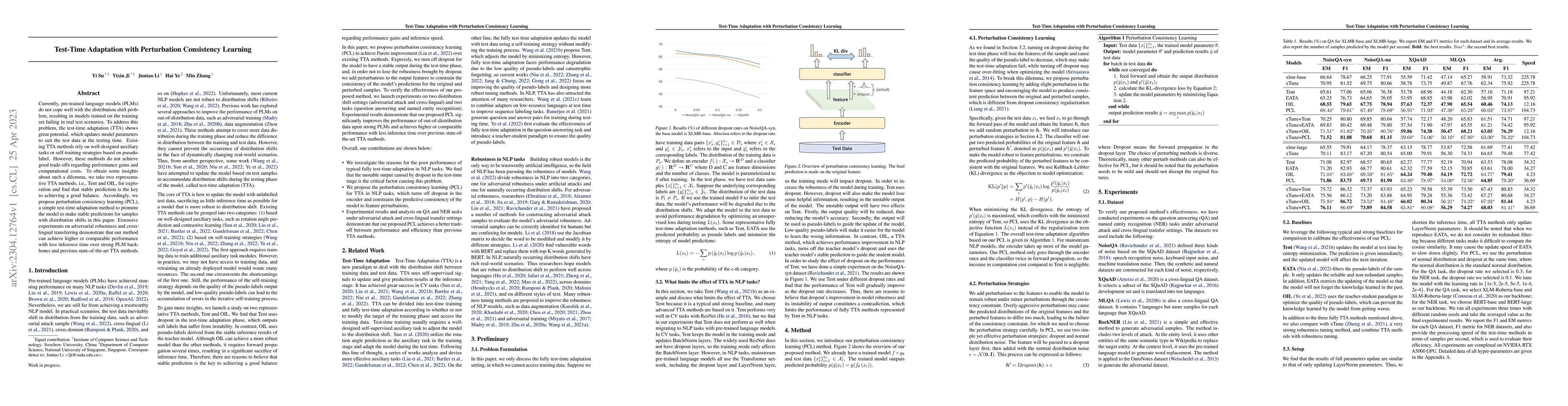 Thumbnail for Test-Time Adaptation with Perturbation Consistency Learning
