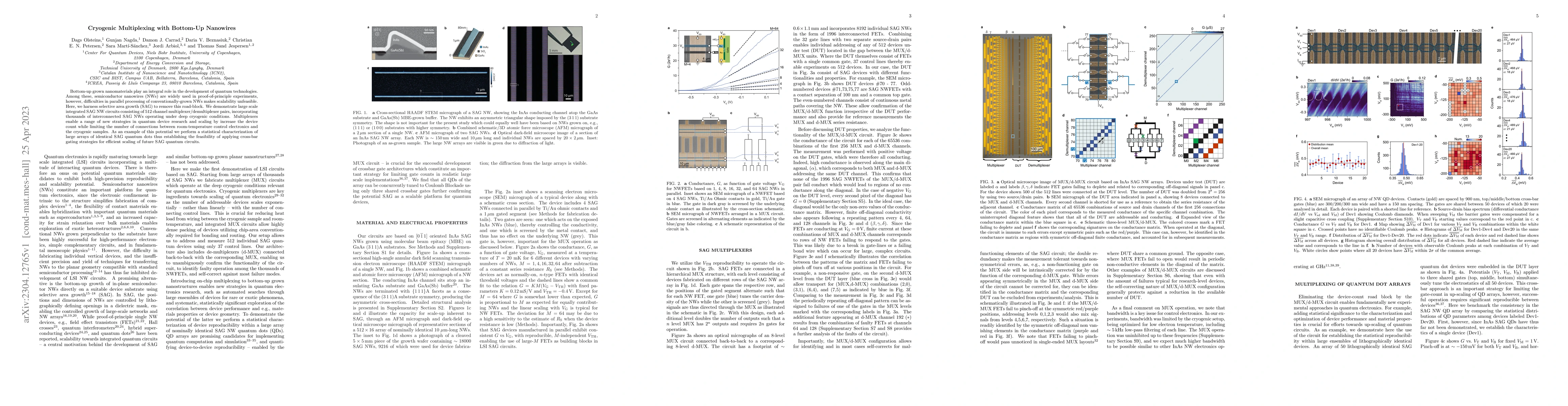 Thumbnail for Cryogenic Multiplexing with Bottom-Up Nanowires