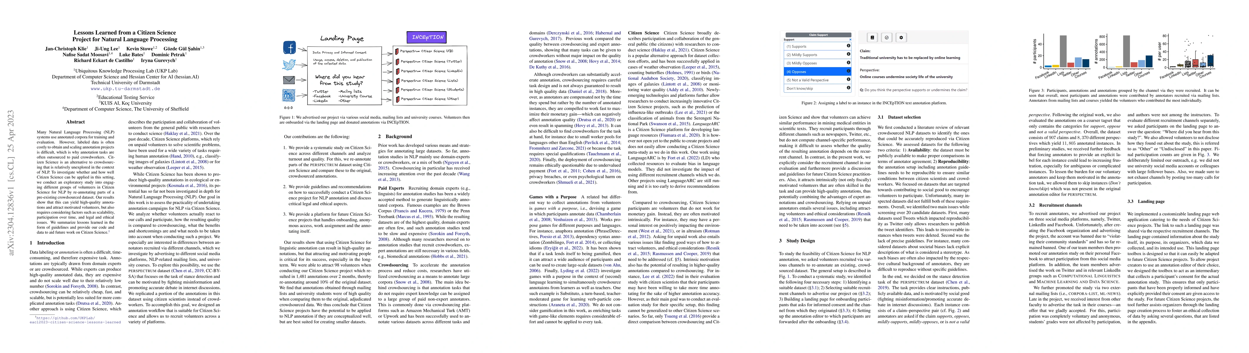 Thumbnail for Lessons Learned from a Citizen Science Project for Natural Language
  Processing