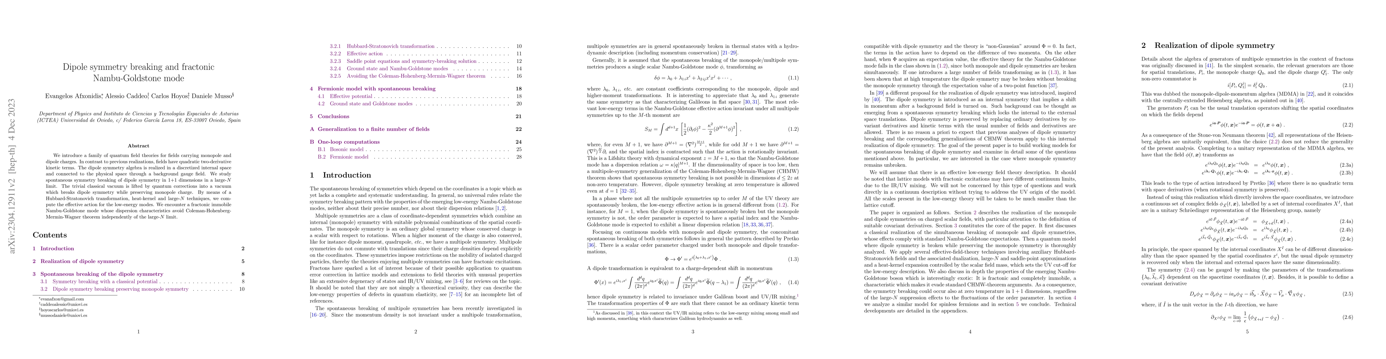 Thumbnail for Dipole symmetry breaking and fractonic Nambu-Goldstone mode