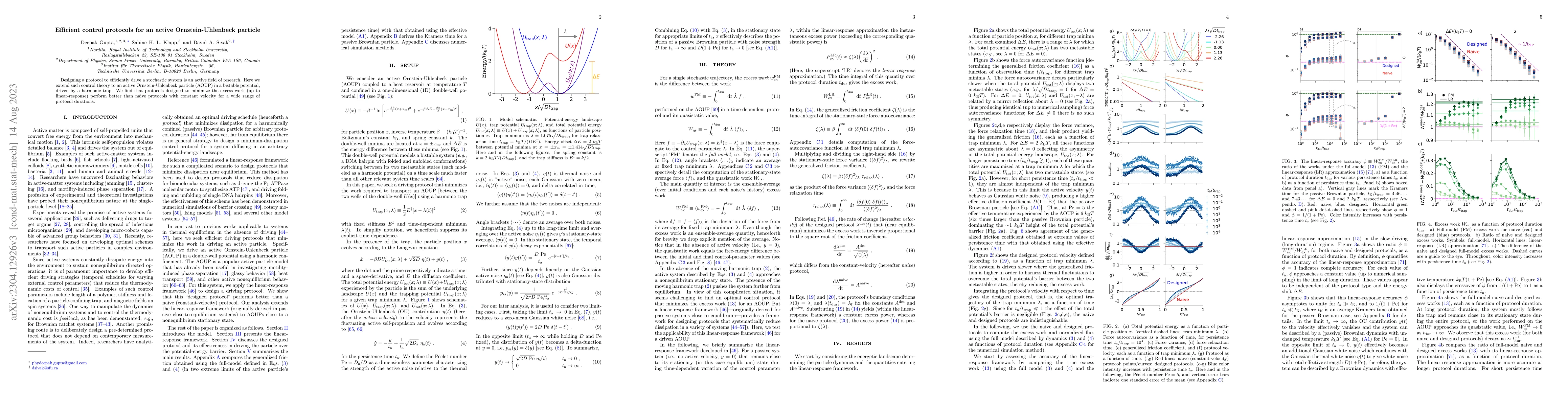 Thumbnail for Efficient control protocols for an active Ornstein-Uhlenbeck particle