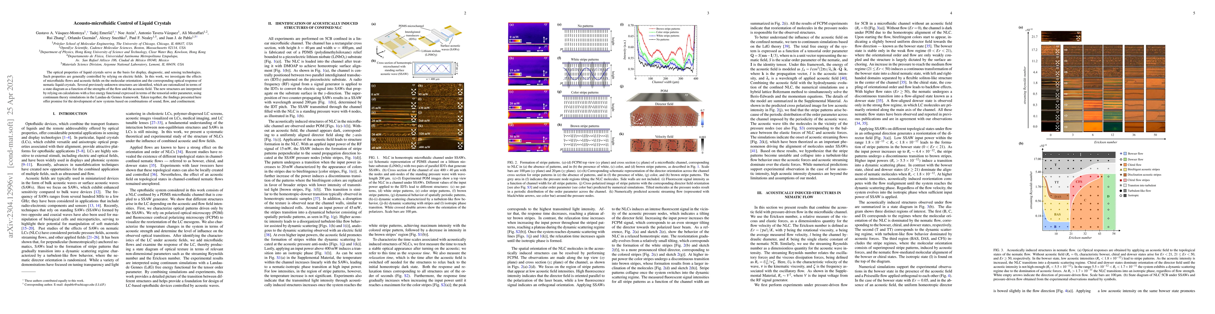 Thumbnail for Acousto-microfluidic Control of Liquid Crystals
