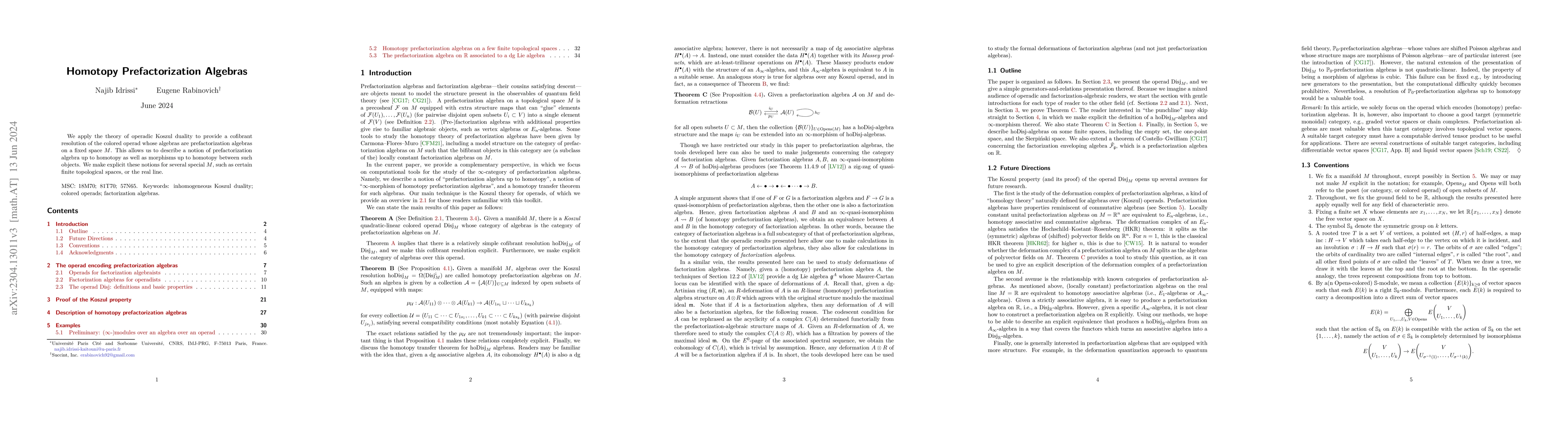 Thumbnail for Homotopy Prefactorization Algebras