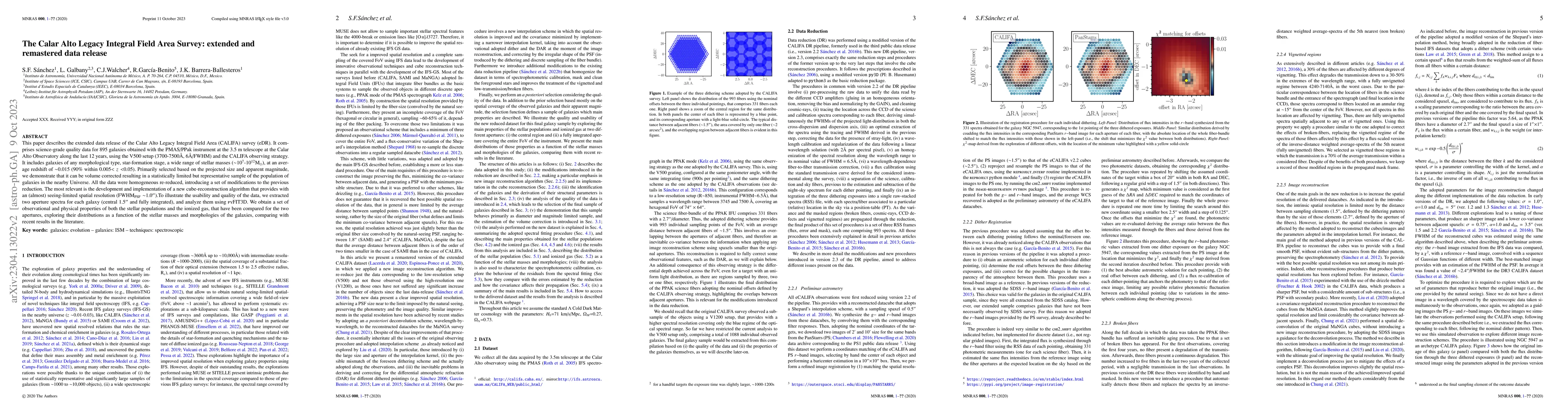 Thumbnail for The Calar Alto Legacy Integral Field Area Survey: extended and
  remastered data release