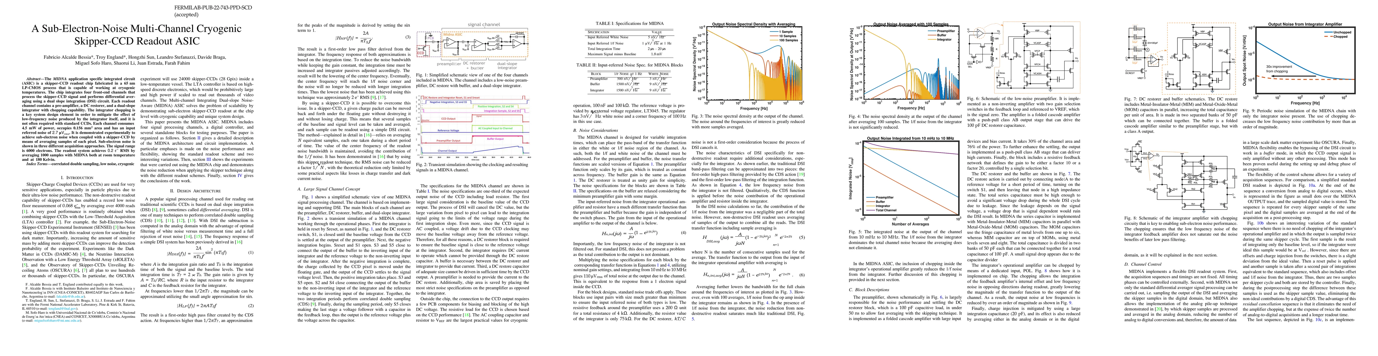 Thumbnail for A Sub-Electron-Noise Multi-Channel Cryogenic Skipper-CCD Readout ASIC