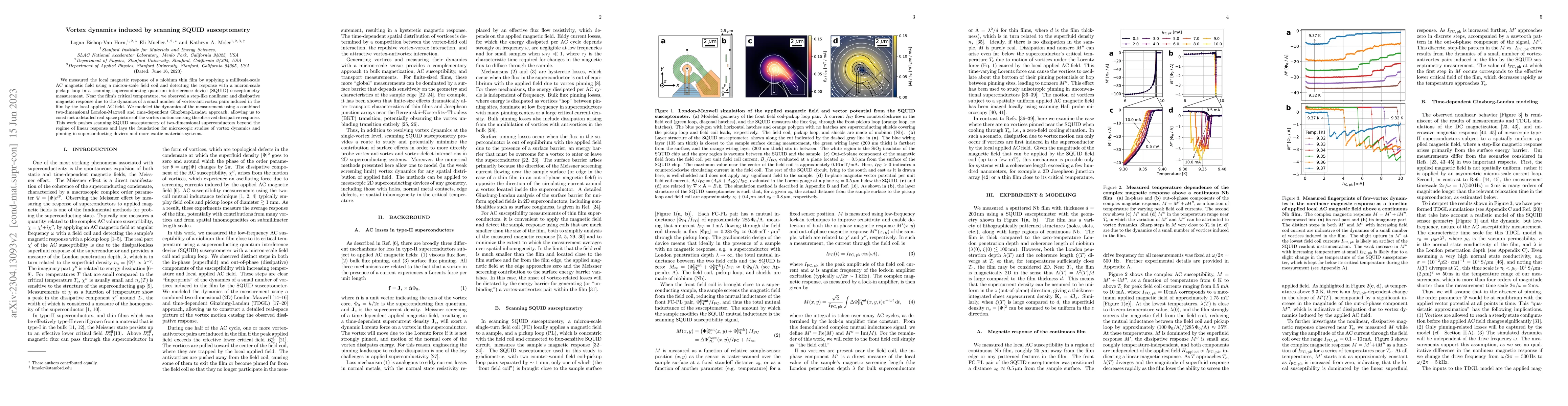 Thumbnail for Vortex dynamics induced by scanning SQUID susceptometry
