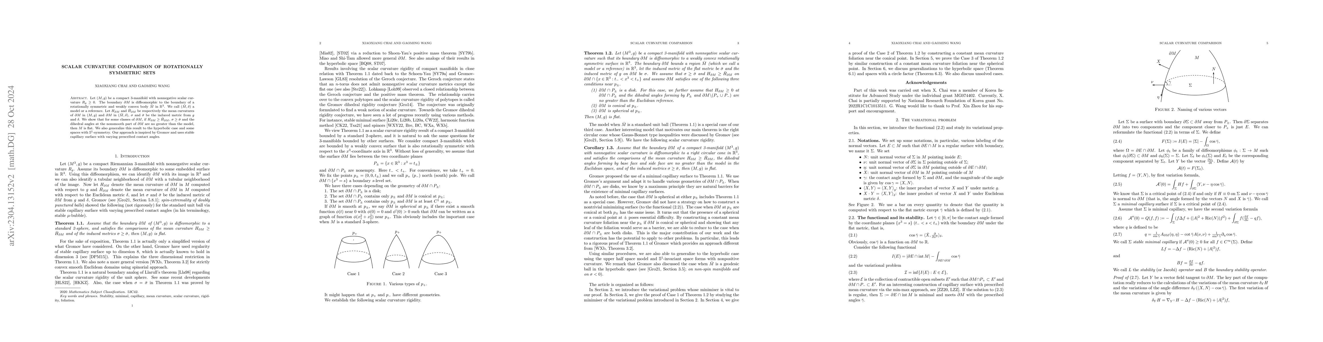 Thumbnail for Scalar curvature comparison of rotationally symmetric sets