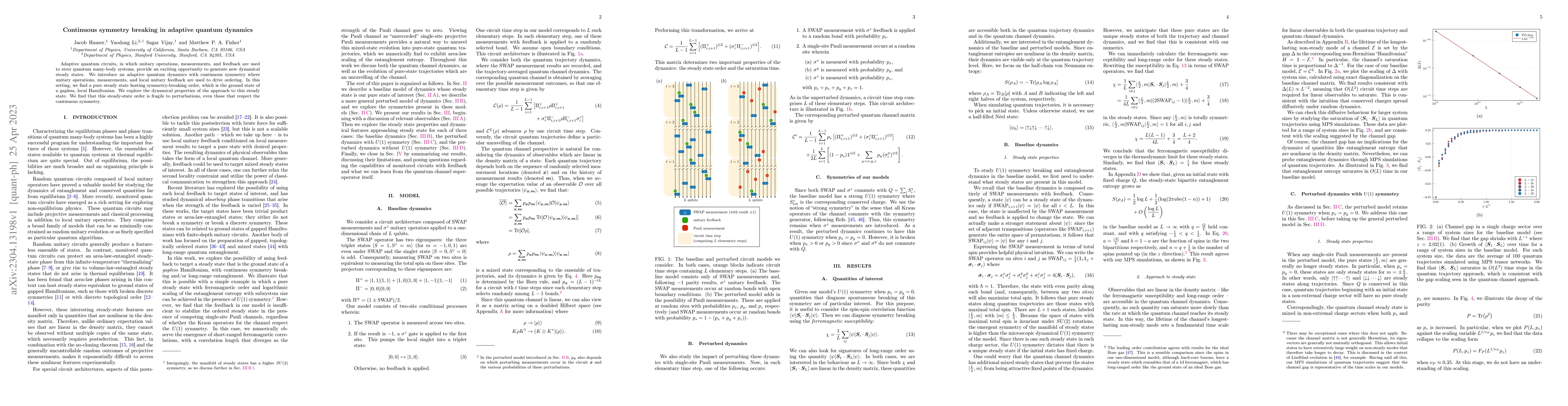 Thumbnail for Continuous symmetry breaking in adaptive quantum dynamics