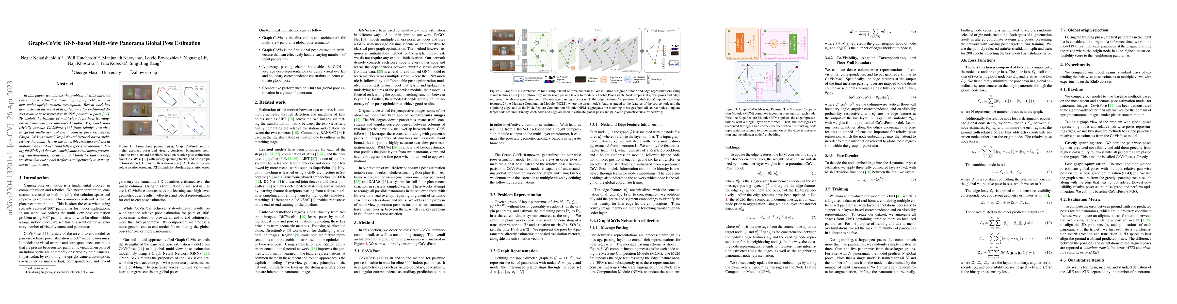 Thumbnail for Graph-CoVis: GNN-based Multi-view Panorama Global Pose Estimation