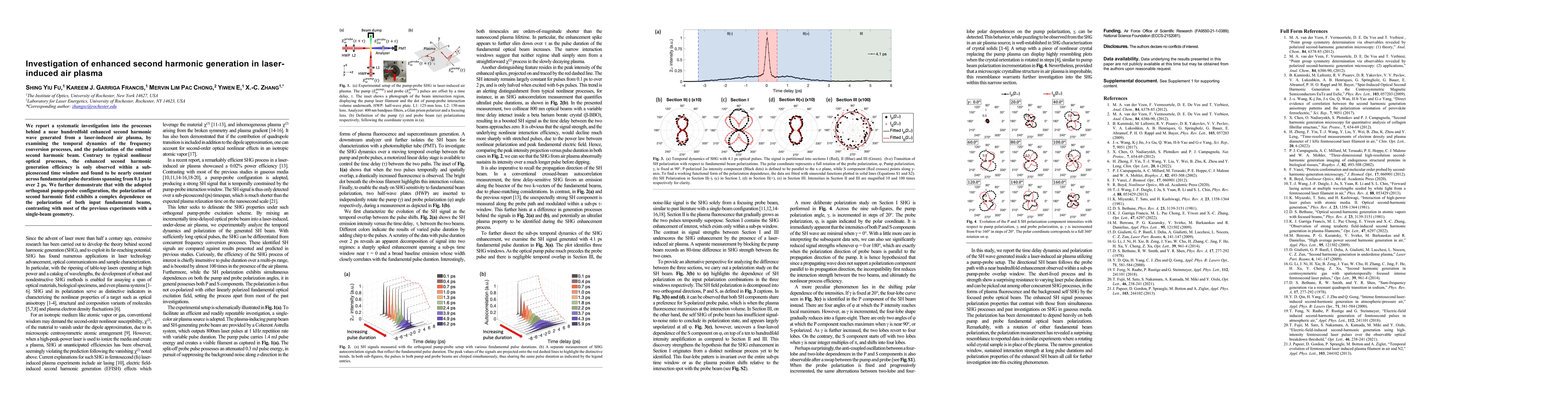 Thumbnail for Investigation of enhanced second harmonic generation in laser-induced
  air plasma