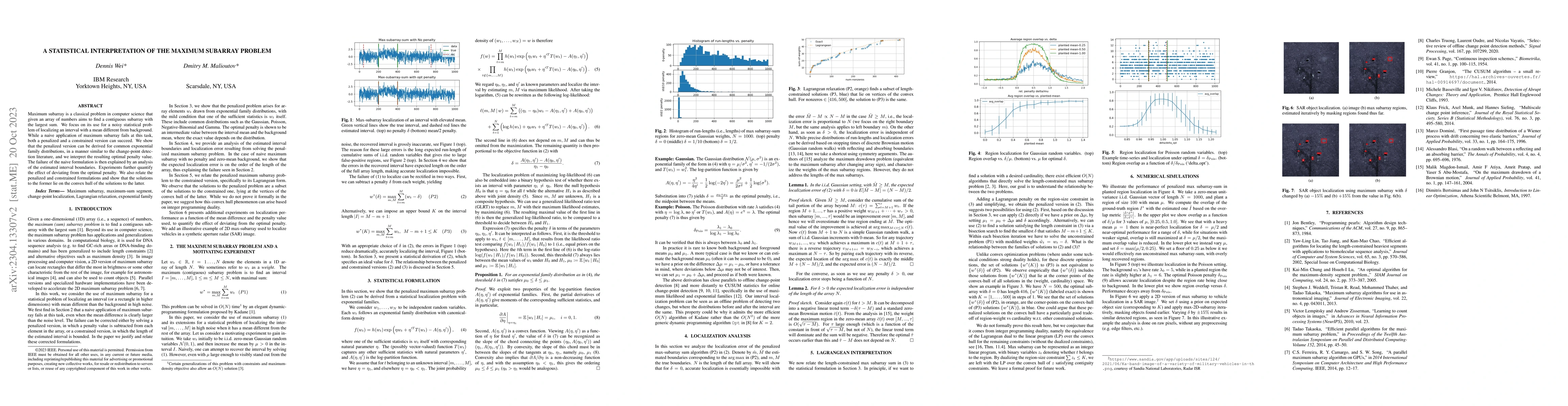 Thumbnail for A Statistical Interpretation of the Maximum Subarray Problem