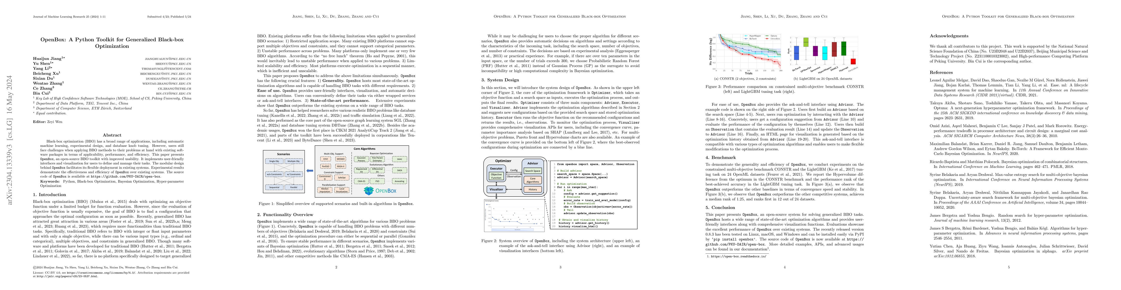 Thumbnail for OpenBox: A Python Toolkit for Generalized Black-box Optimization