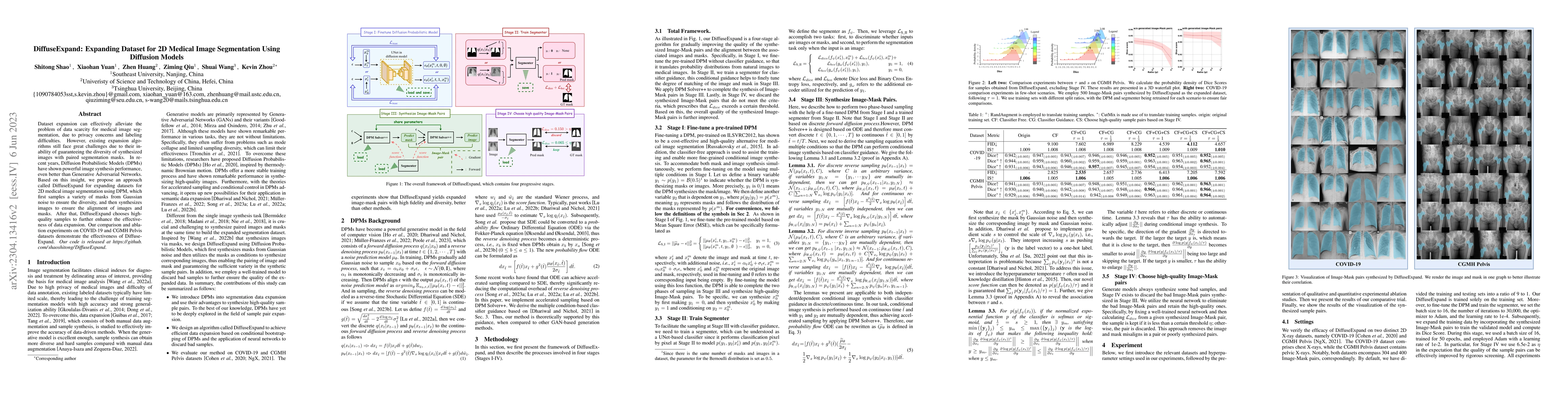 Thumbnail for DiffuseExpand: Expanding dataset for 2D medical image segmentation using
  diffusion models