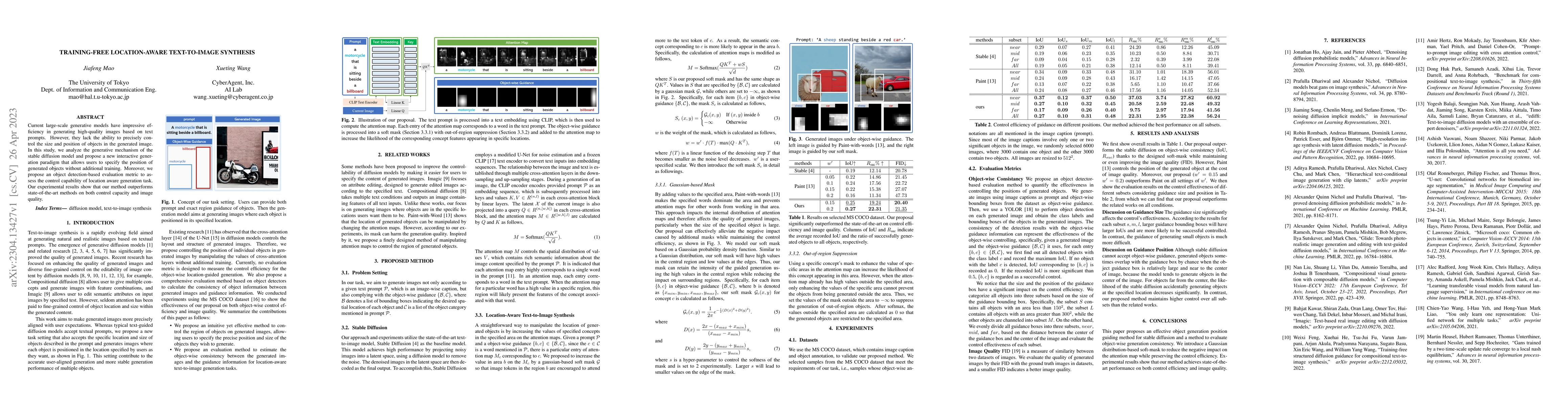 Thumbnail for Training-Free Location-Aware Text-to-Image Synthesis