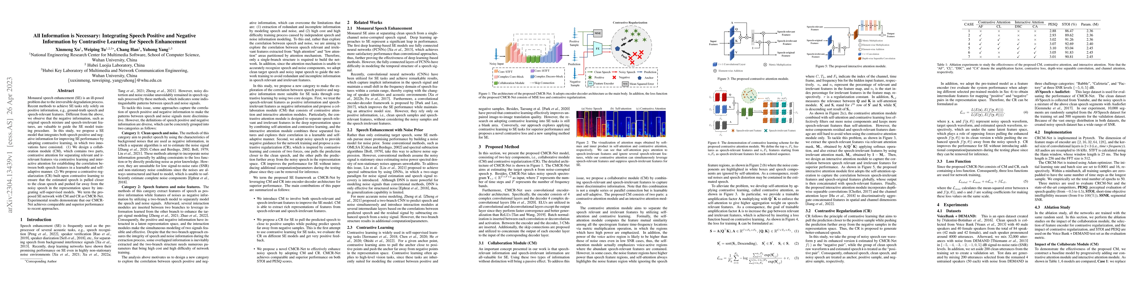 Thumbnail for All Information is Necessary: Integrating Speech Positive and Negative
  Information by Contrastive Learning for Speech Enhancement