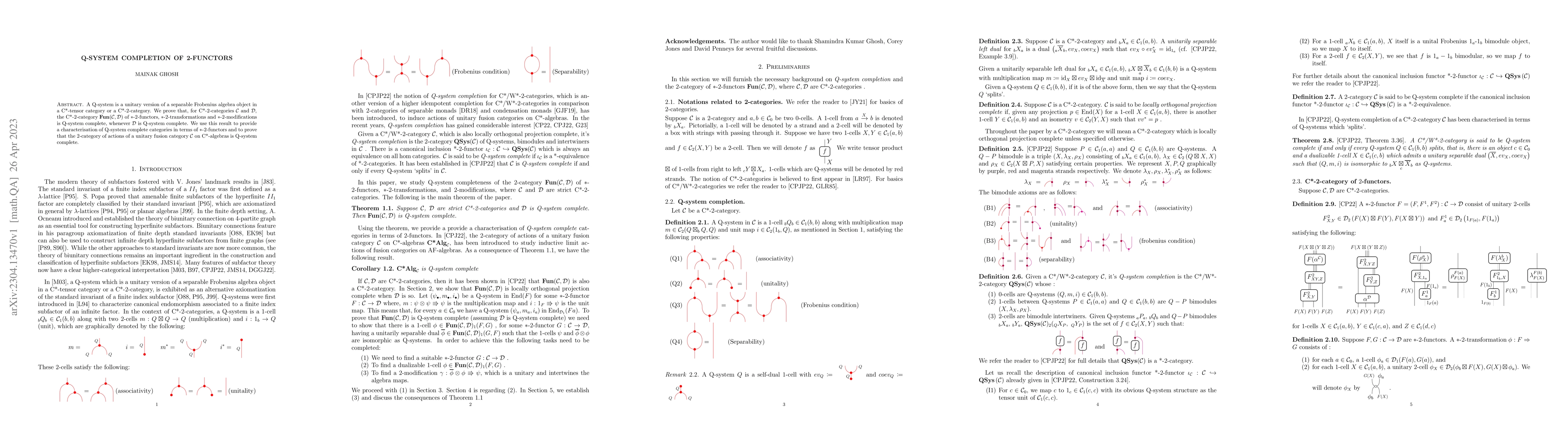 Thumbnail for Q-system Completion of 2-functors