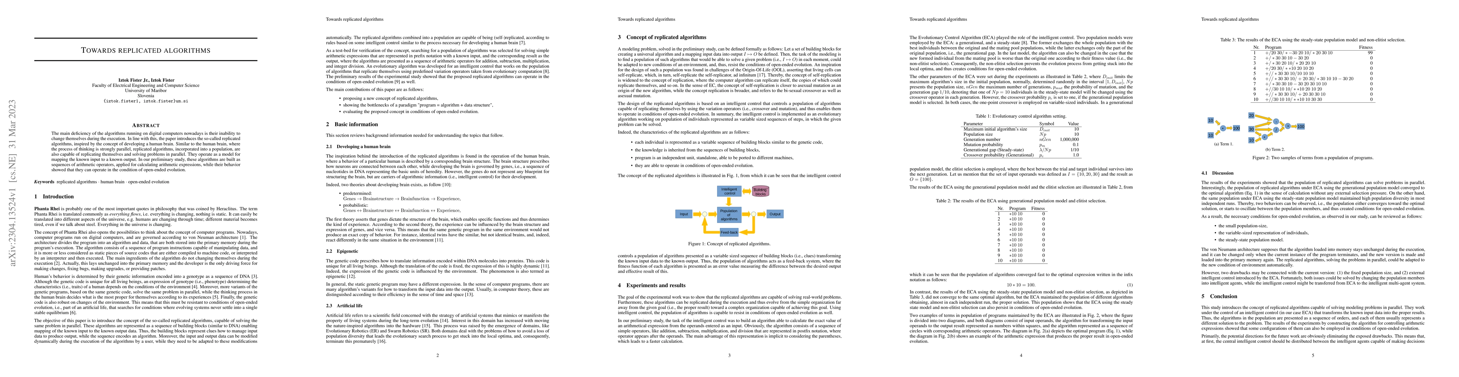 Thumbnail for Towards replicated algorithms