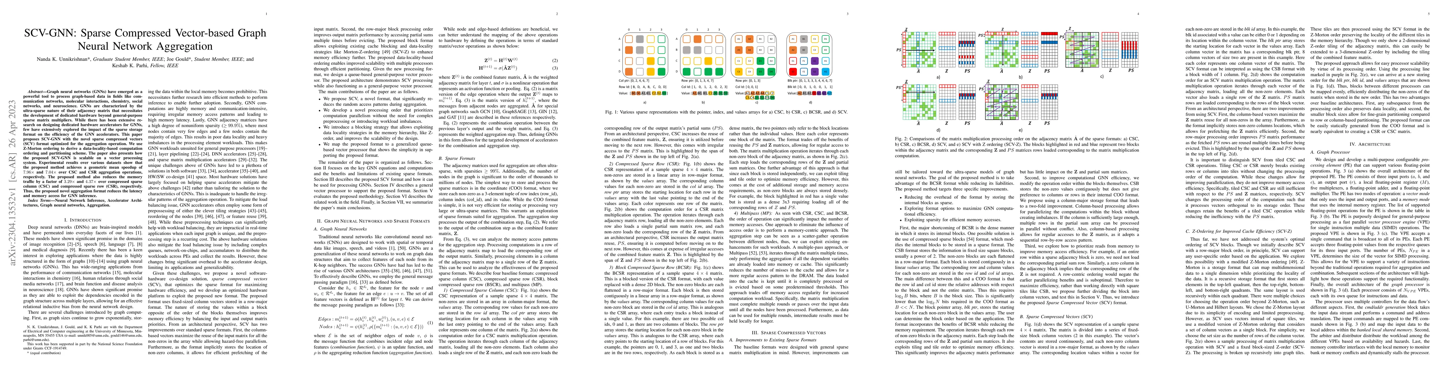 Thumbnail for SCV-GNN: Sparse Compressed Vector-based Graph Neural Network Aggregation