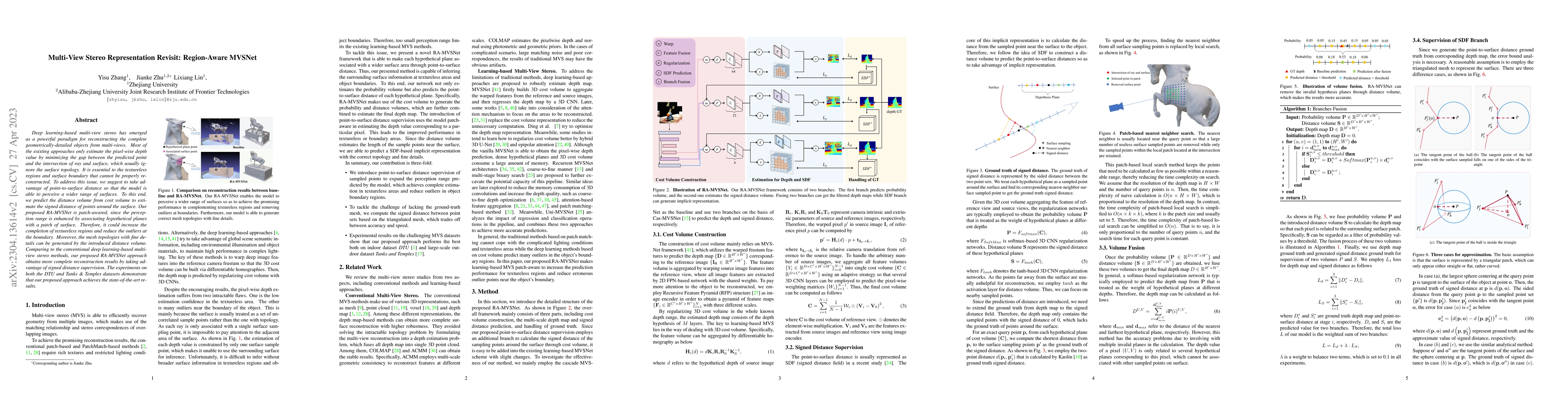 Thumbnail for Multi-View Stereo Representation Revisit: Region-Aware MVSNet