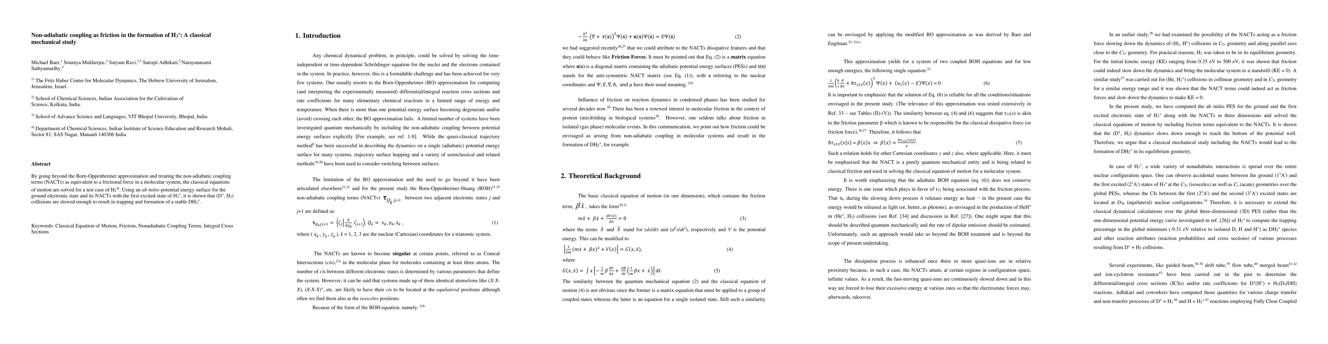 Thumbnail for Non-adiabatic coupling as friction in the formation of H3+: A classical
  mechanical study