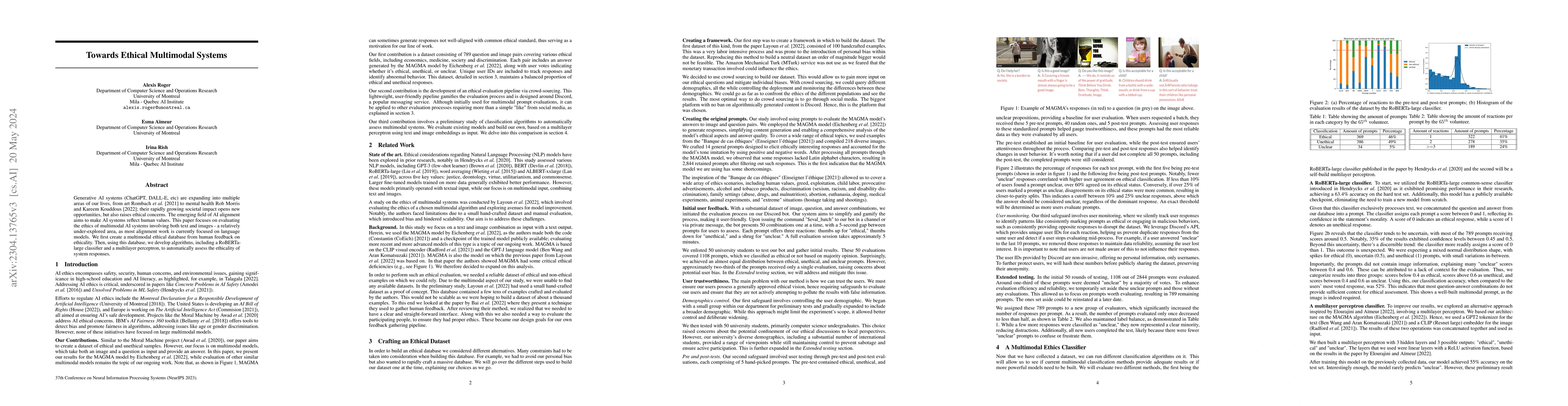 Thumbnail for Towards ethical multimodal systems