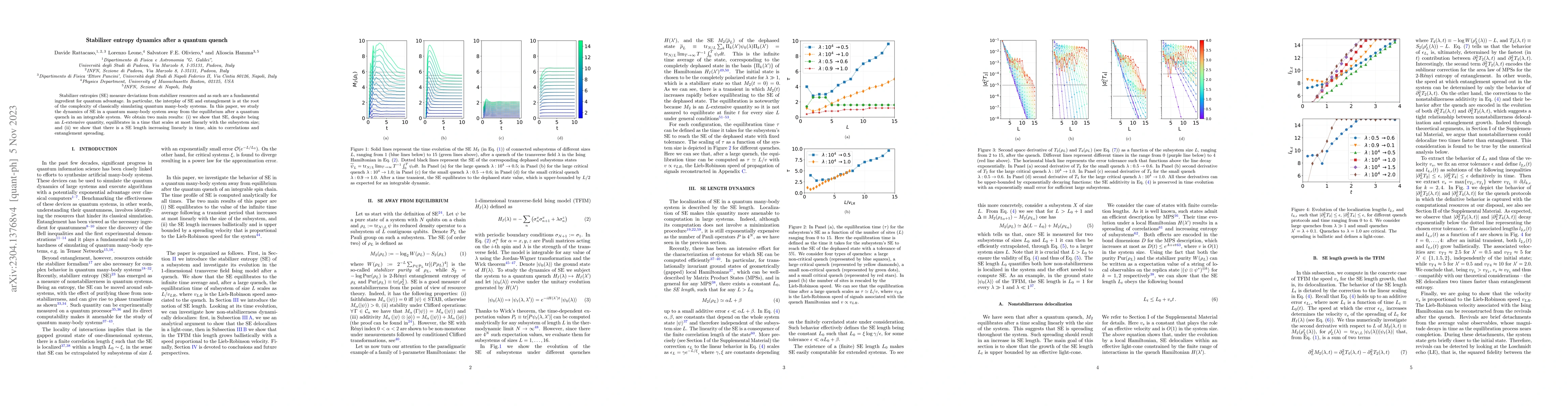Thumbnail for Stabilizer entropy dynamics after a quantum quench