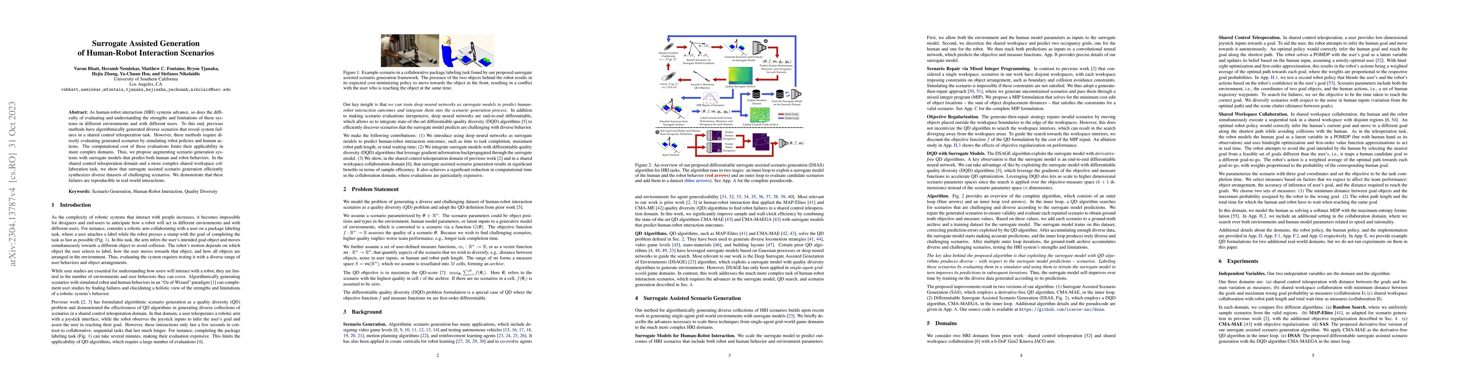 Thumbnail for Surrogate Assisted Generation of Human-Robot Interaction Scenarios