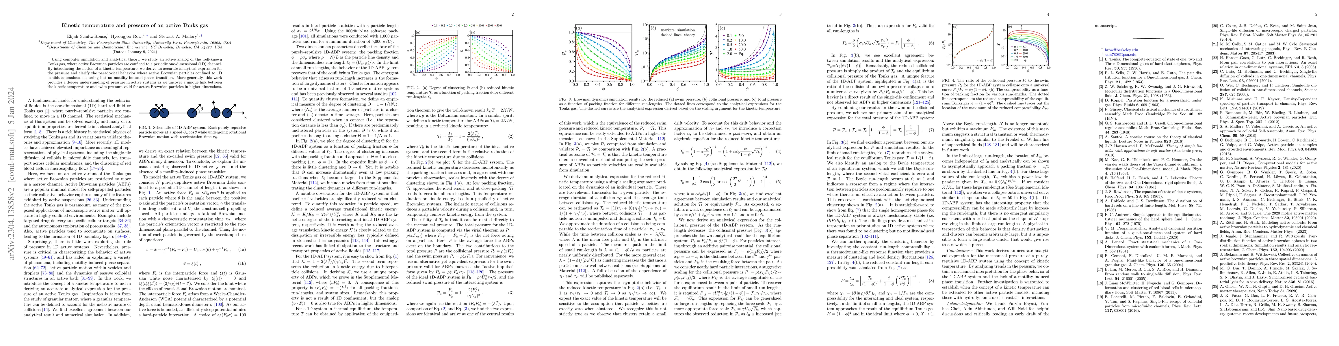 Thumbnail for Kinetic temperature and pressure of an active Tonks gas