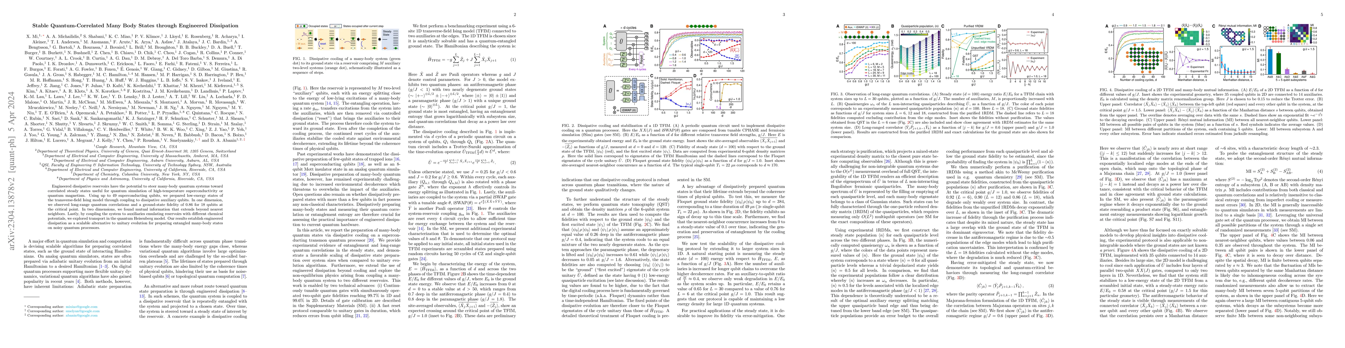 Thumbnail for Stable Quantum-Correlated Many Body States through Engineered
  Dissipation