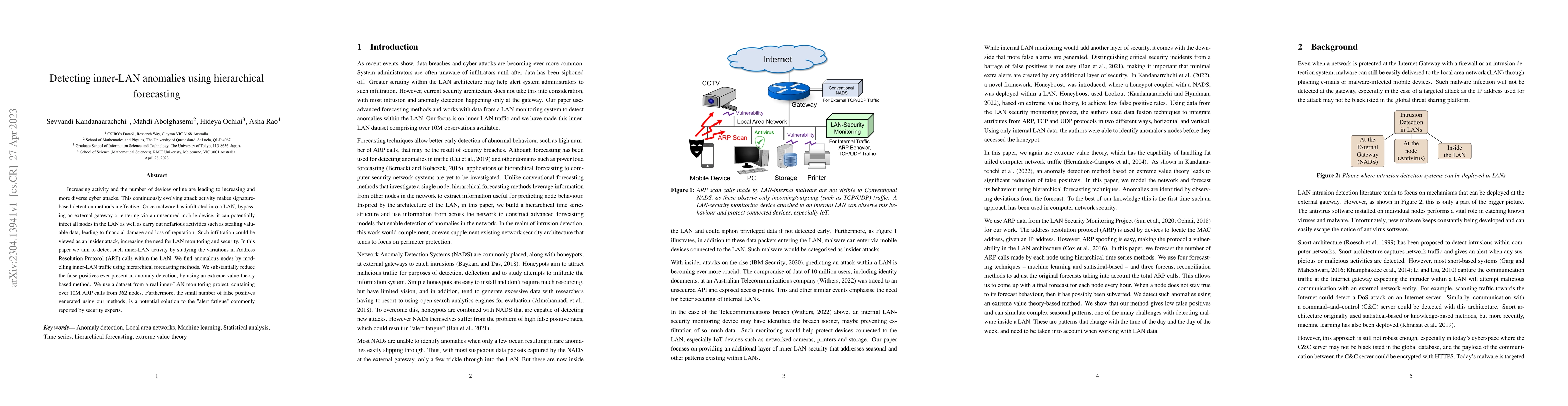 Thumbnail for Detecting inner-LAN anomalies using hierarchical forecasting