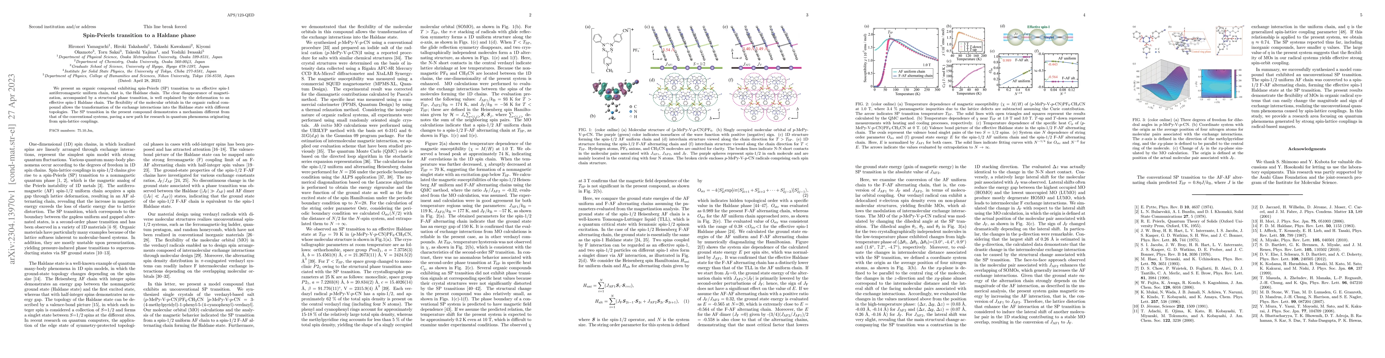 Thumbnail for Spin-Peierls transition to a Haldane phase