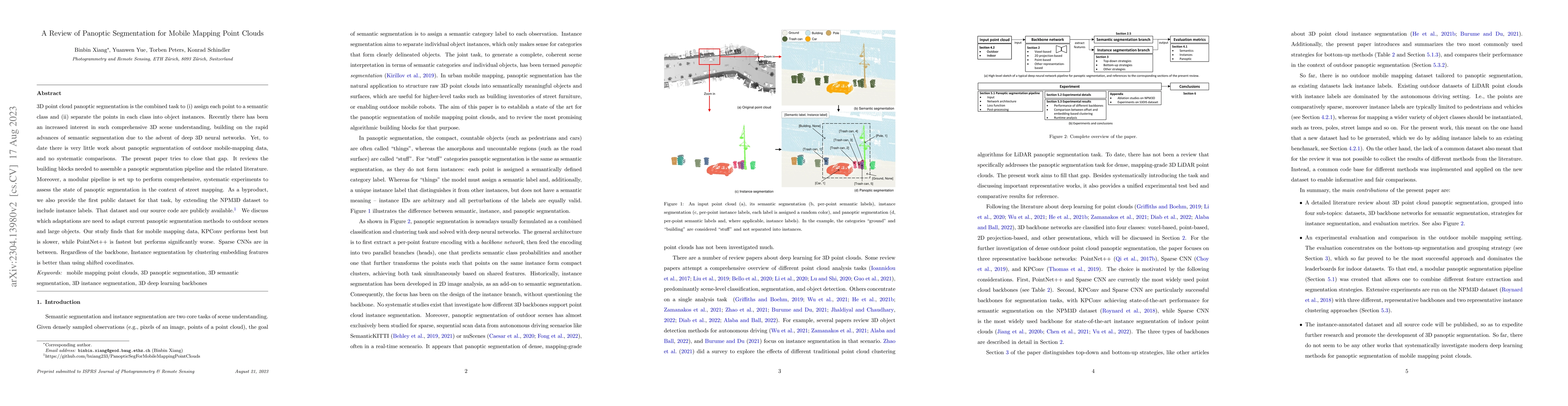 Thumbnail for A Review of Panoptic Segmentation for Mobile Mapping Point Clouds