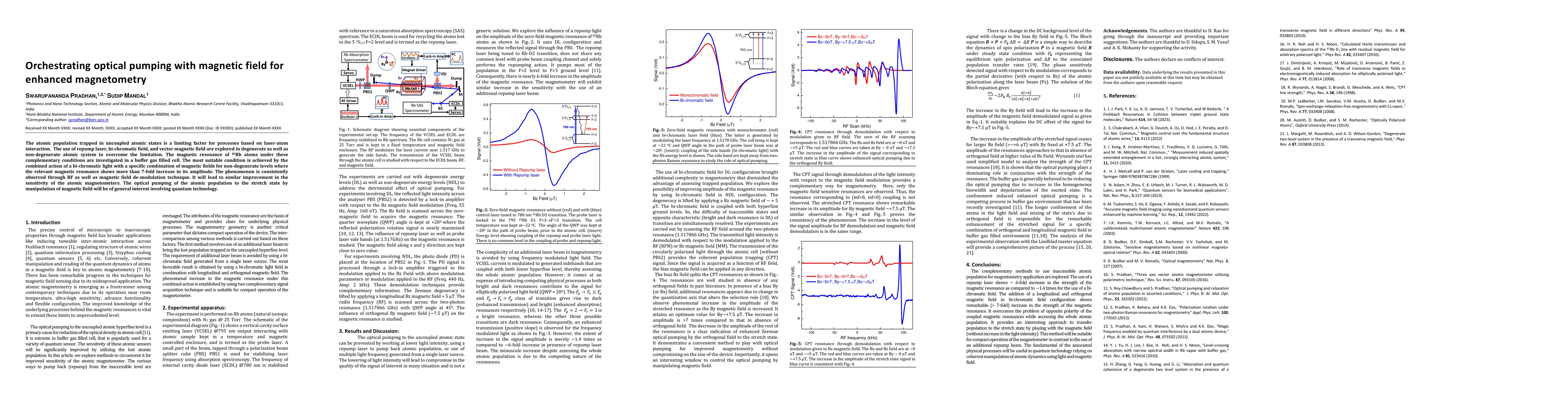 Thumbnail for Orchestrating optical pumping with magnetic field for enhanced
  magnetometry