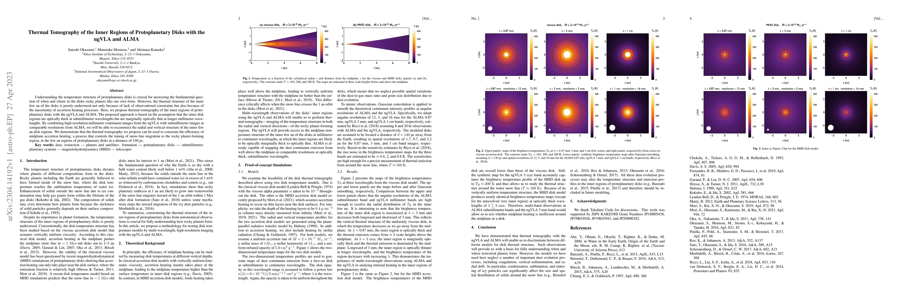 Thumbnail for Thermal Tomography of the Inner Regions of Protoplanetary Disks with the
  ngVLA and ALMA