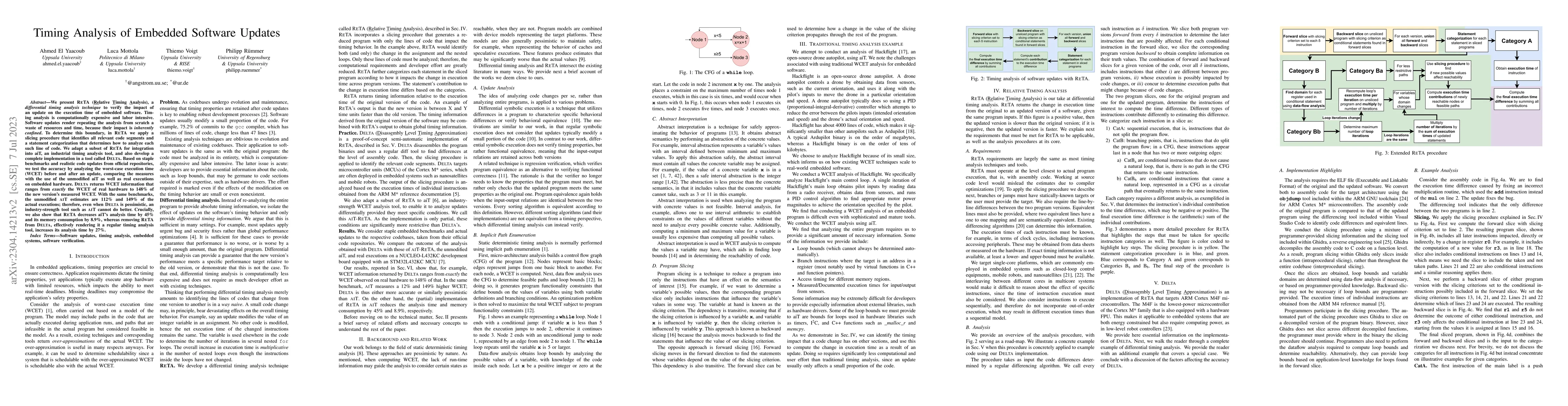 Thumbnail for Timing Analysis of Embedded Software Updates