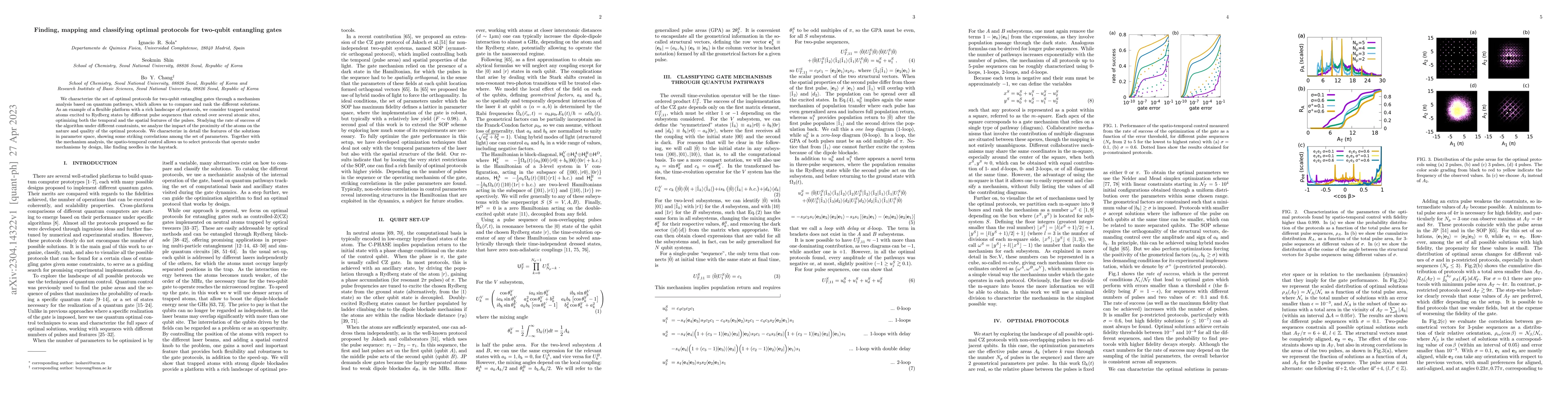 Thumbnail for Finding, mapping and classifying optimal protocols for two-qubit
  entangling gates