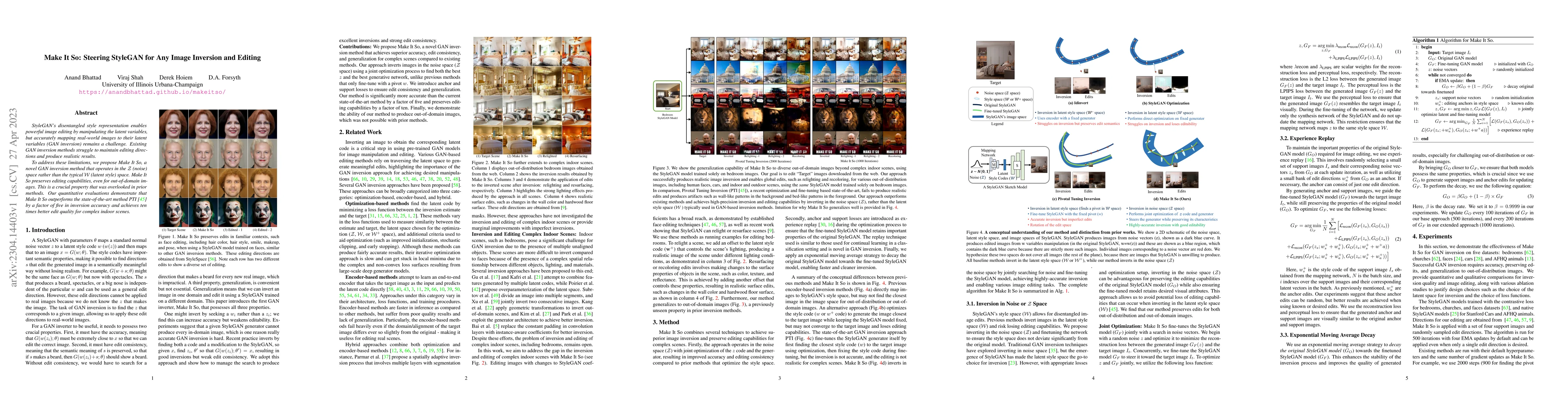 Thumbnail for Make It So: Steering StyleGAN for Any Image Inversion and Editing