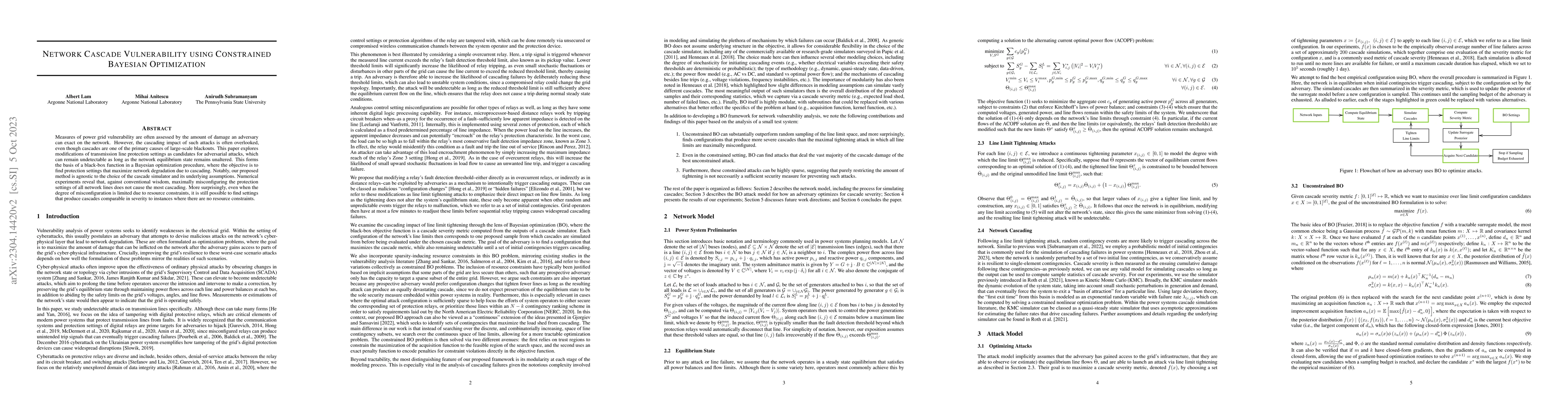 Thumbnail for Network Cascade Vulnerability using Constrained Bayesian Optimization