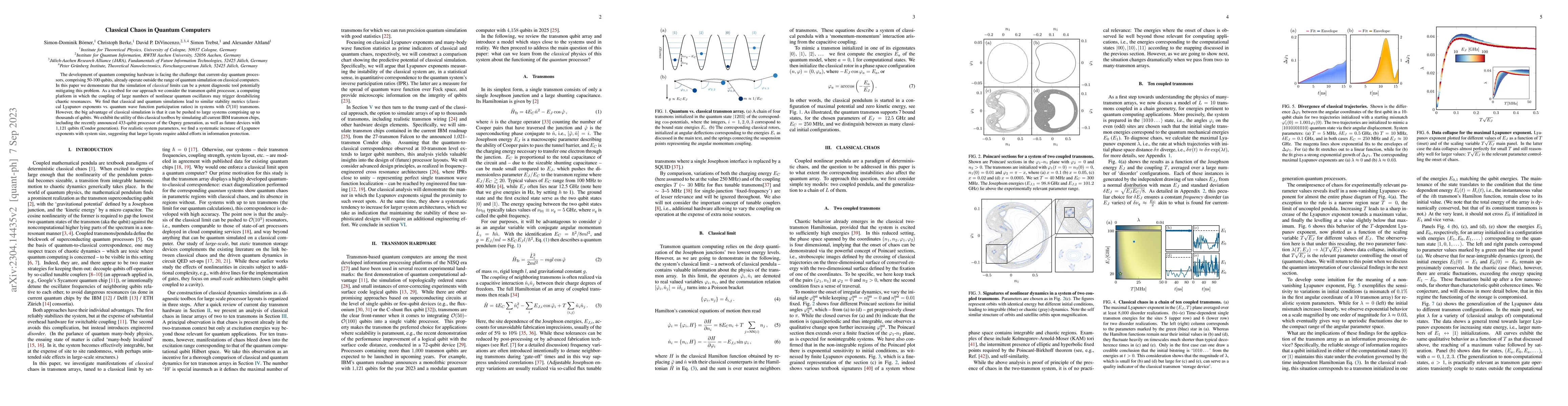 Thumbnail for Classical Chaos in Quantum Computers
