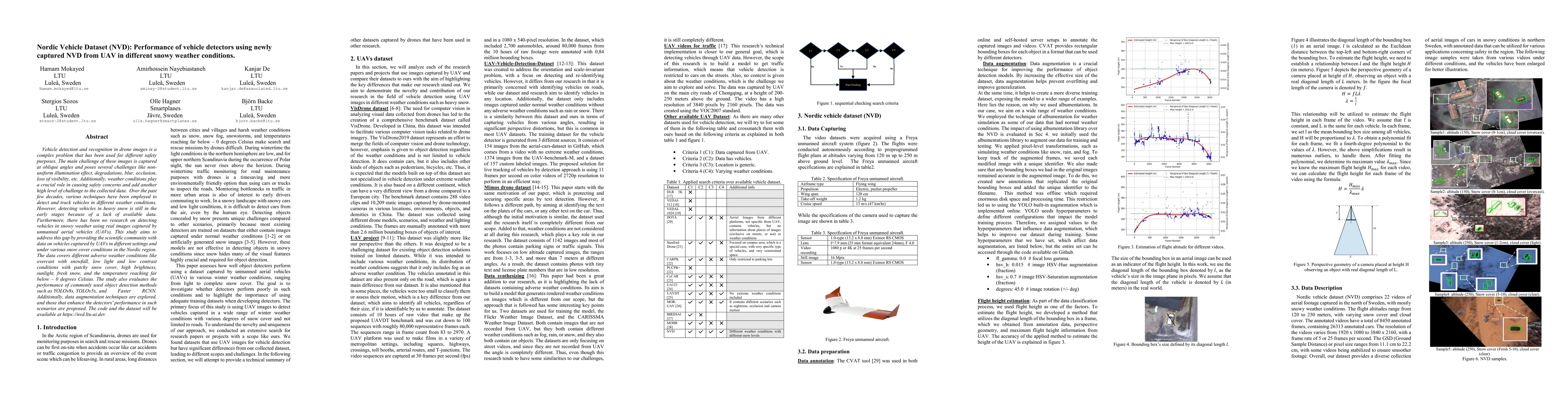 Thumbnail for Nordic Vehicle Dataset (NVD): Performance of vehicle detectors using
  newly captured NVD from UAV in different snowy weather conditions