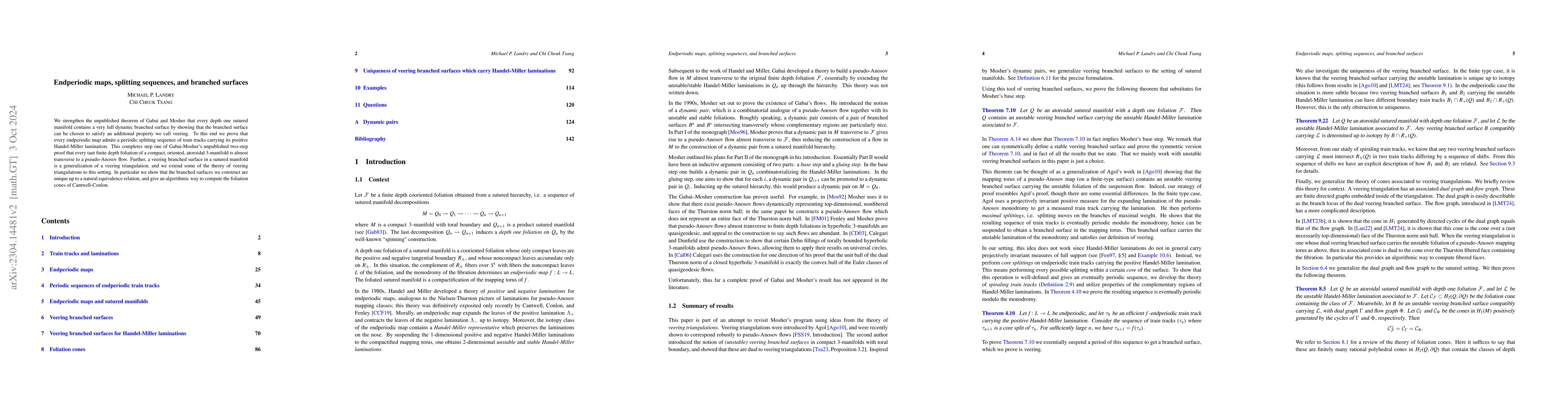 Thumbnail for Endperiodic maps, splitting sequences, and branched surfaces