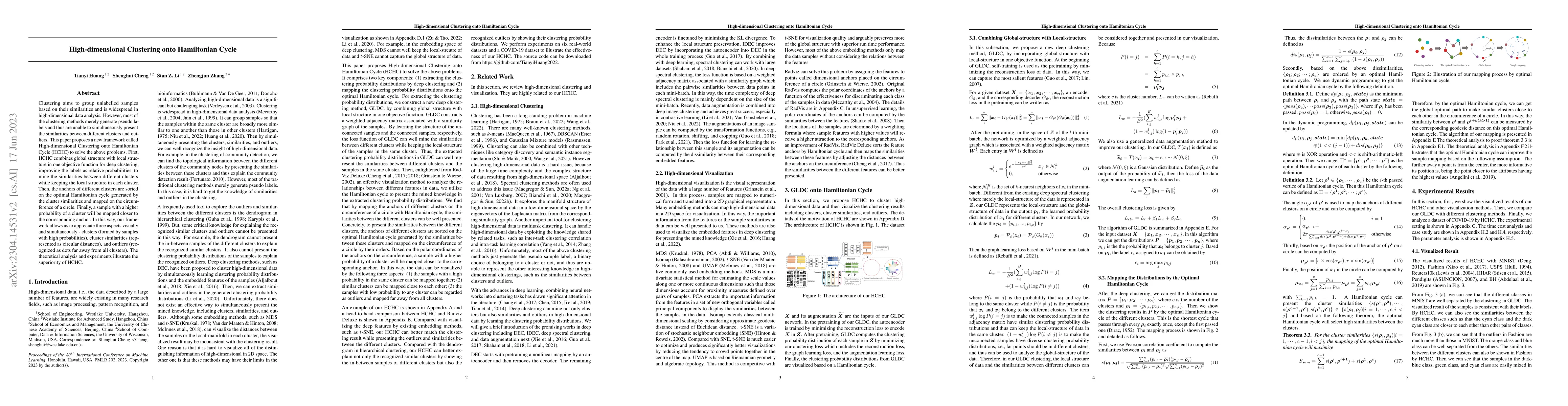 Thumbnail for High-dimensional Clustering onto Hamiltonian Cycle