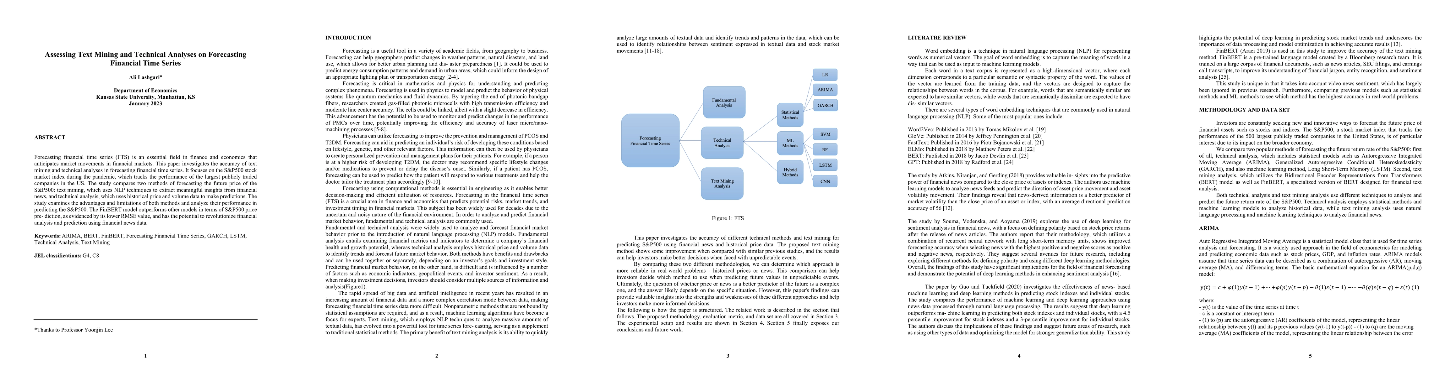 Thumbnail for Assessing Text Mining and Technical Analyses on Forecasting Financial
  Time Series