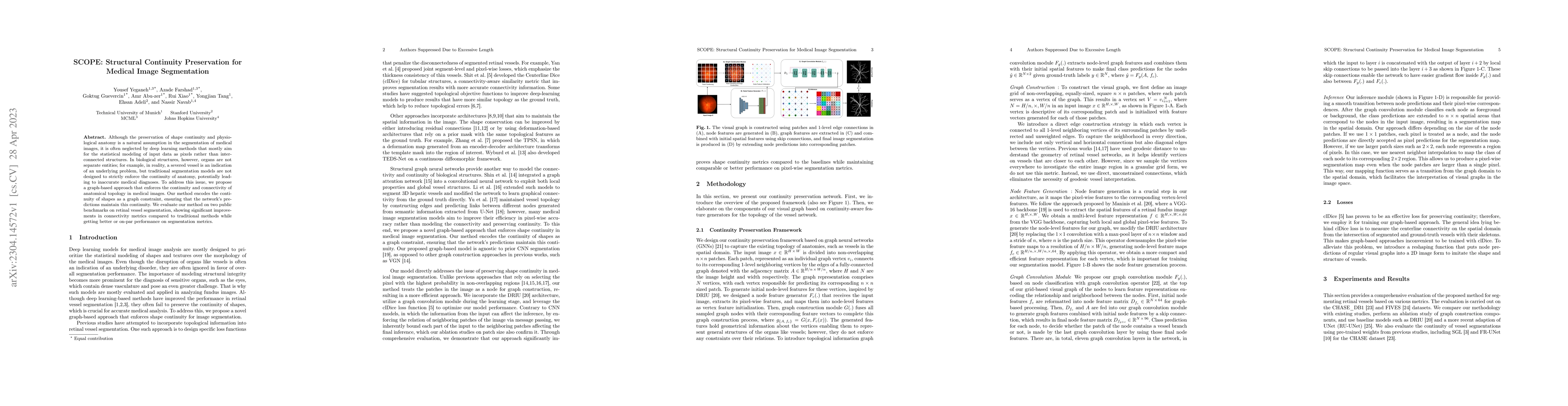 Thumbnail for SCOPE: Structural Continuity Preservation for Medical Image Segmentation