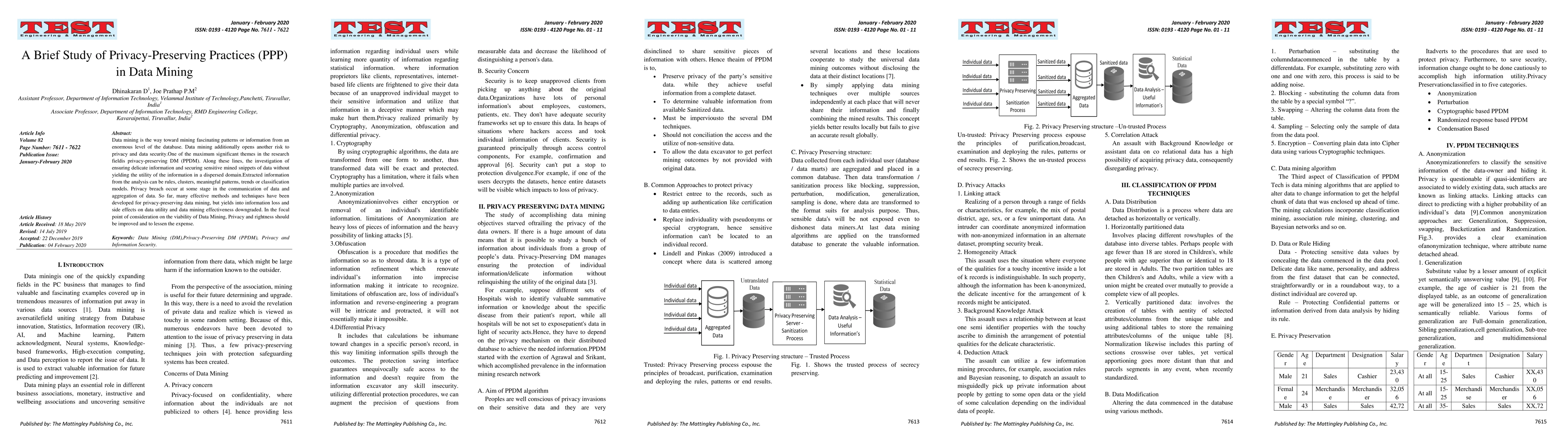 Thumbnail for A Brief Study of Privacy-Preserving Practices (PPP) in Data Mining