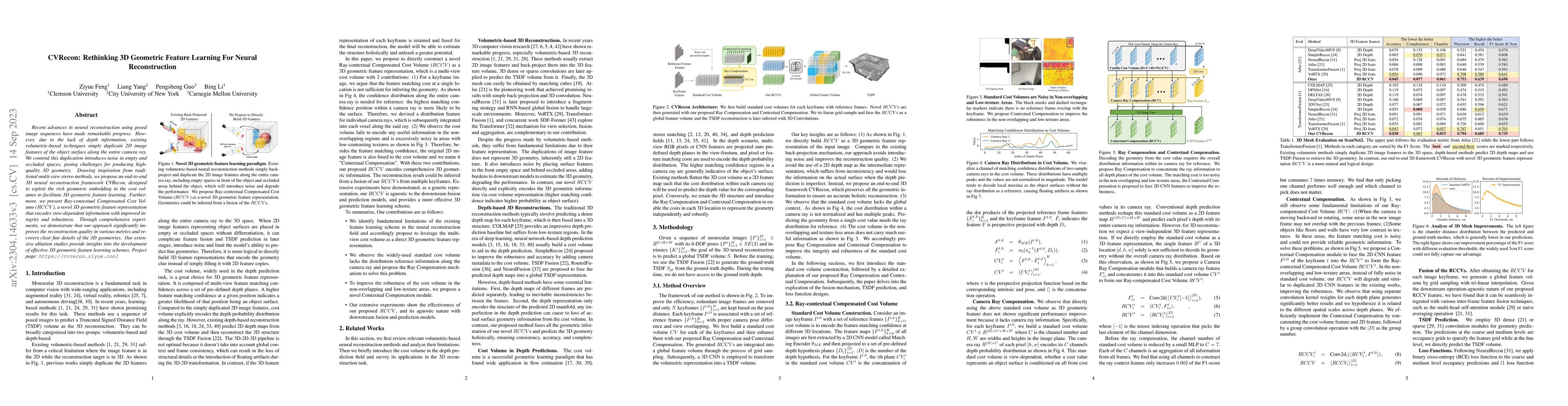 Thumbnail for CVRecon: Rethinking 3D Geometric Feature Learning For Neural
  Reconstruction