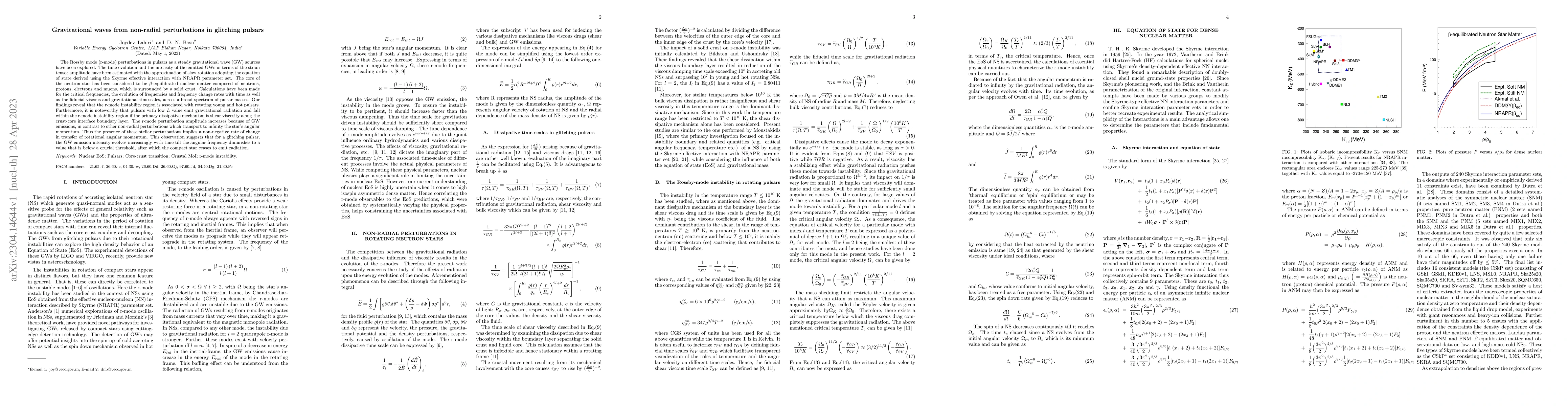 Thumbnail for Gravitational waves from non-radial perturbations in glitching pulsars