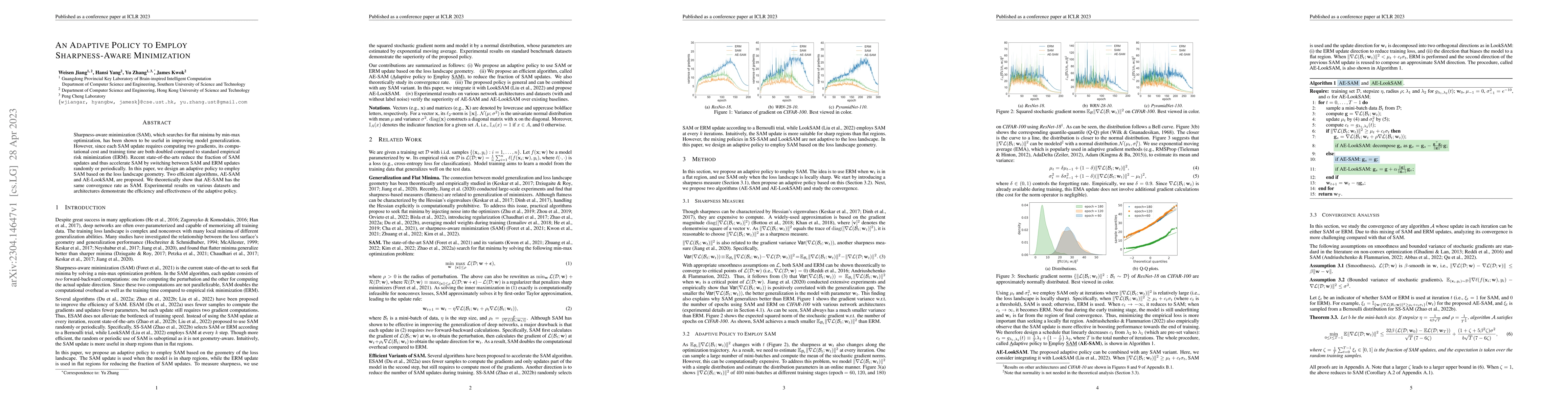 Thumbnail for An Adaptive Policy to Employ Sharpness-Aware Minimization