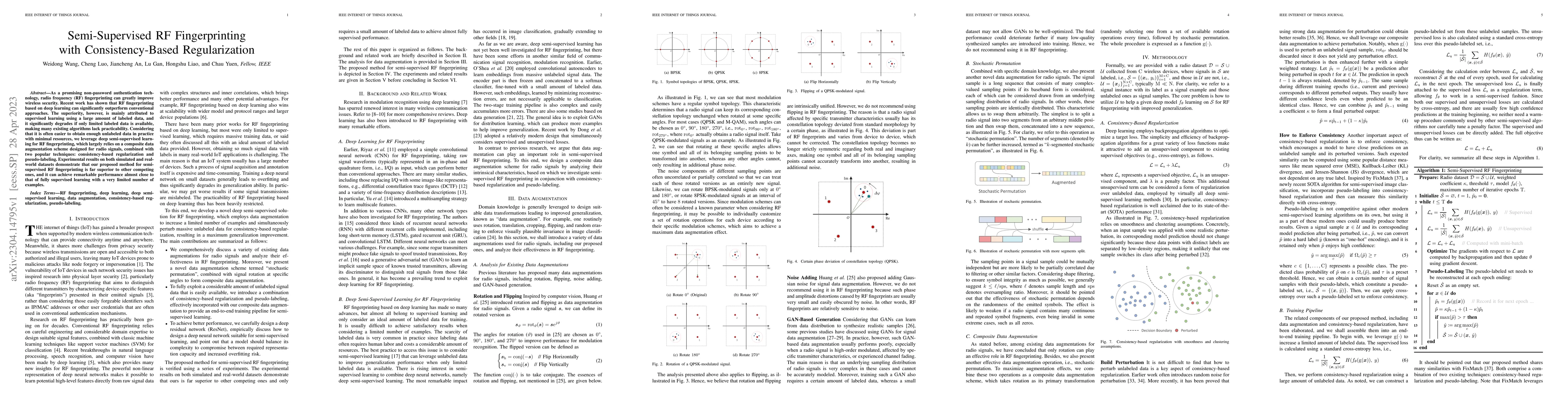 Thumbnail for Semi-Supervised RF Fingerprinting with Consistency-Based Regularization