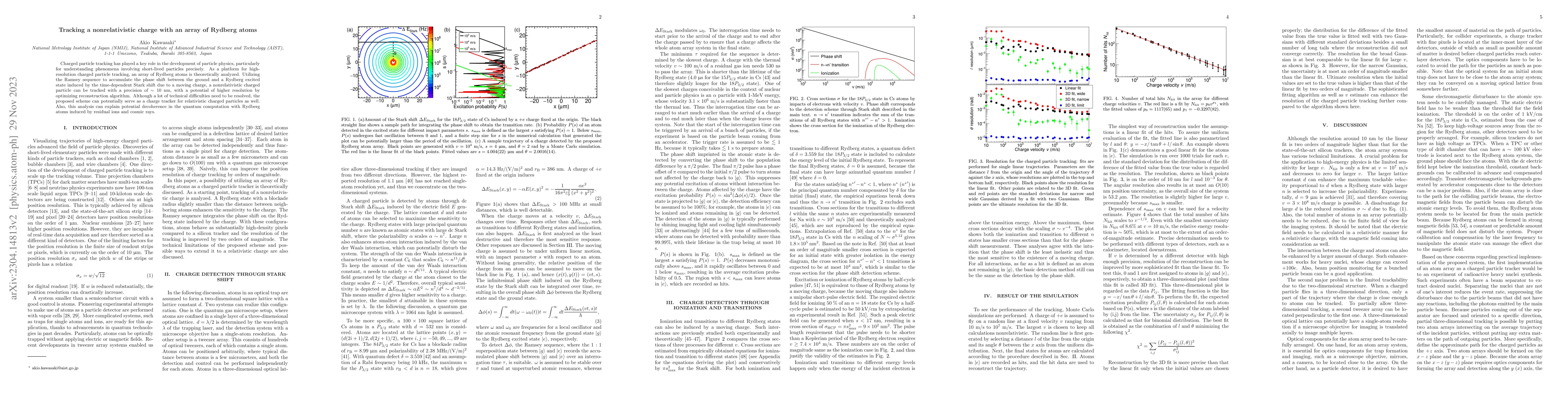 Thumbnail for Tracking a nonrelativistic charge with an array of Rydberg atoms